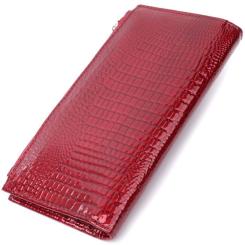 Кошелек ST Leather З натуральної шкіри Червоний Фото 1