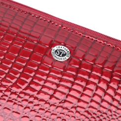 Кошелек ST Leather З натуральної шкіри Червоний Фото 4