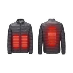 Куртка с подогревом Thermalli Meribel чорний S Фото 3