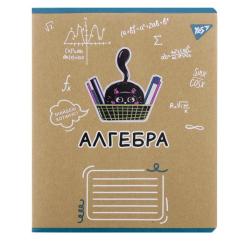 Тетрадь Yes предметний АЛГЕБРА Black cat 48 аркушів, клітинка Фото