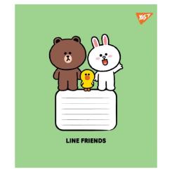 Тетрадь Yes Line Friends Stylish А5 12 аркушів клітинка Фото 3