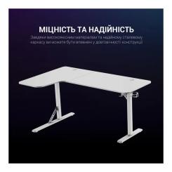 Компьютерный стол GamePro GDC216W White Фото 5