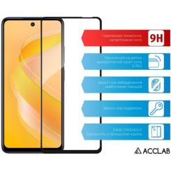 Стекло защитное ACCLAB Full Glue Infinix Smart 8 Black Фото 2