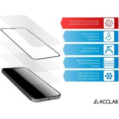 Стекло защитное ACCLAB Full Glue Oppo A55 5G Black Фото 3