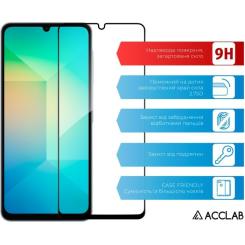 Стекло защитное ACCLAB Full Glue Samsung A06 5G Black Фото 2