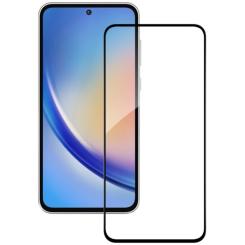 Стекло защитное ACCLAB Full Glue Samsung A35 Black Фото 1