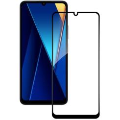 Стекло защитное ACCLAB Full Glue Xiaomi Poco C65 Black Фото 1