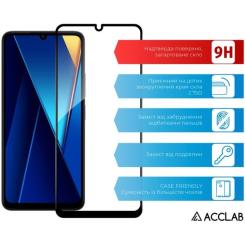 Стекло защитное ACCLAB Full Glue Xiaomi Poco C65 Black Фото 2