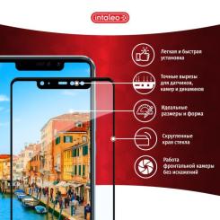 Стекло защитное Intaleo Full Glue Apple iPhone 11 Black Фото 1
