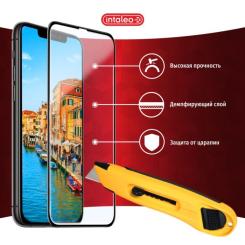 Стекло защитное Intaleo Full Glue Apple iPhone 11 Black Фото 3