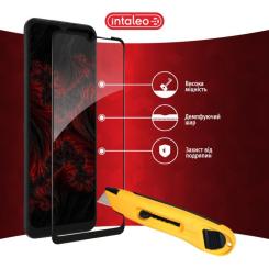 Стекло защитное Intaleo Full Glue Samsung A03 Black Фото 4