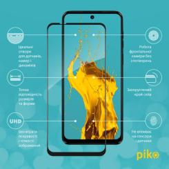 Стекло защитное Piko Full Glue MOTO G14 Black Фото 1
