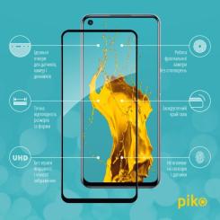 Стекло защитное Piko Full Glue Realme 9i Black Фото 1