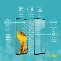 Стекло защитное Piko Full Glue Realme 9i Black Фото 2