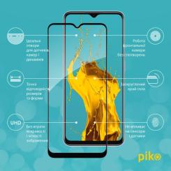 Стекло защитное Piko Full Glue Realme V20 Black Фото 1