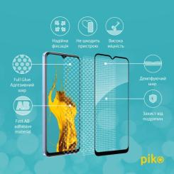 Стекло защитное Piko Full Glue Realme V20 Black Фото 2