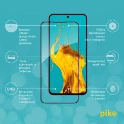 Стекло защитное Piko Full Glue Samsung S24 FE Black Фото 1