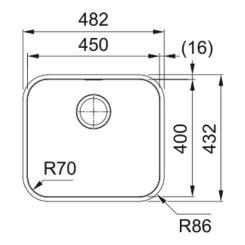 Мойка кухонная Franke SRX 110-45 Фото 1