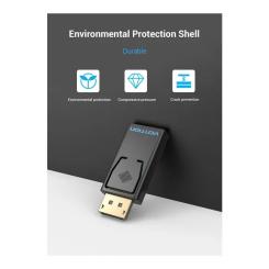 Переходник Vention DP Male to HDMI Female black Фото 10