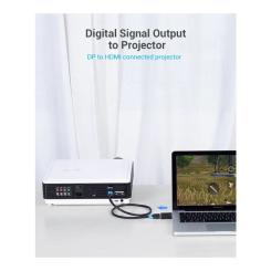 Переходник Vention DP Male to HDMI Female black Фото 6