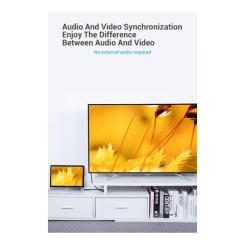 Переходник Vention DP Male to HDMI Female black Фото 7