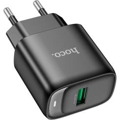 Зарядное устройство HOCO C140A Smart USB QC3.0 Black Фото 1