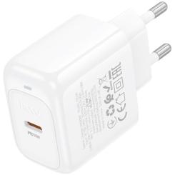Зарядное устройство HOCO CS53A Surplus USB-C PD25W White Фото 1