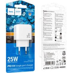 Зарядное устройство HOCO CS53A Surplus USB-C PD25W White Фото 6