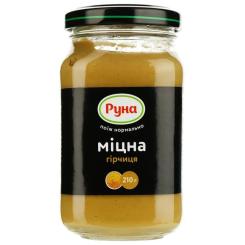 Соус Руна Горчица крепкая 210 г Фото