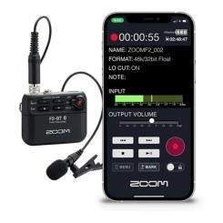 Цифровой диктофон Zoom F2-BT Black цифрова портативна студія Фото 6