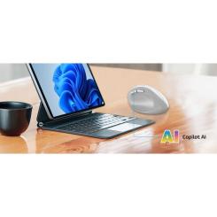 Мышка Genius Ergo 8350S AI Silent Wireless White/Grey Фото 4