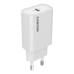 Зарядное устройство Canyon 30CL OnCharge USB-C PD30W White Фото 1