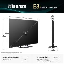 Телевизор Hisense 55E8Q Фото 4