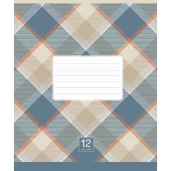 Тетрадь Школярик Plaid pattern 18 листов клетка Фото 1