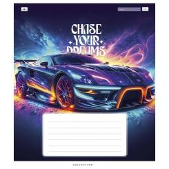 Тетрадь Школярик Chase your dreams 18 аркушів клітинка Фото