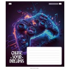 Тетрадь Школярик Chase your dreams 18 аркушів клітинка Фото 3