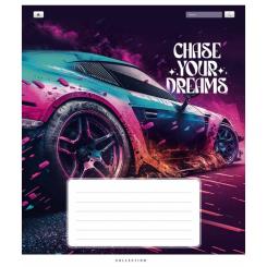 Тетрадь Школярик Chase your dreams 18 аркушів клітинка Фото 4