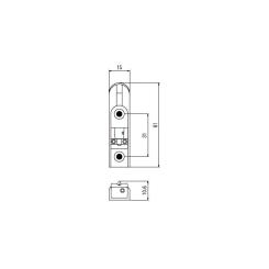 Бридж для гитары Paxphil BB115 Gold Фото 1