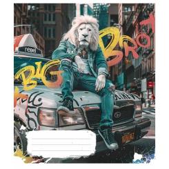 Тетрадь Школярик Big Bro 48 аркушів клітинка Фото 3