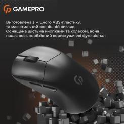 Мышка GamePro Genesis Avenger Wireless/Bluetooth/USB Black Фото 7