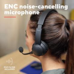 Наушники Trust Ayda Wireless ENC Black Фото 11