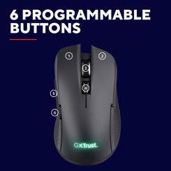 Мышка Trust GXT 931 Wireless Black Фото 8