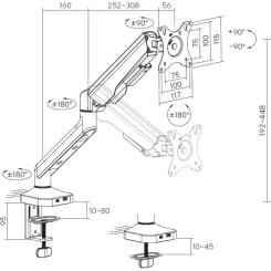 Кронштейн OfficePro MA451W Фото 9