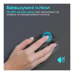 Мышка Promate Samit Wireless Black Фото 1