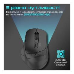Мышка Promate Samit Wireless Black Фото 2
