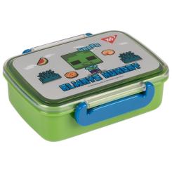 Ланч-бокс детский Yes Minecraft 420 мл, зелено-сірий Фото