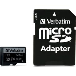 Карта памяти Verbatim 128GB microSDXC class 10 UHS-III PRO Фото