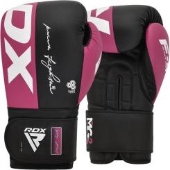 Боксерские перчатки RDX REX F4 Pink/Black-12 унцій Фото 1