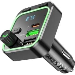 FM модулятор BOROFONE BC53, Black, Box Фото 3