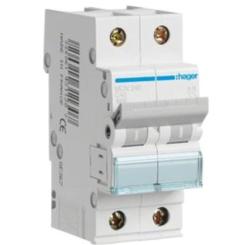 Автоматический выключатель Hager 2-п. C 40A (6kA) 2M (A) Фото